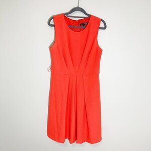Sharagano red sleeveless fit and flare stretch dress‎ - Size 8P